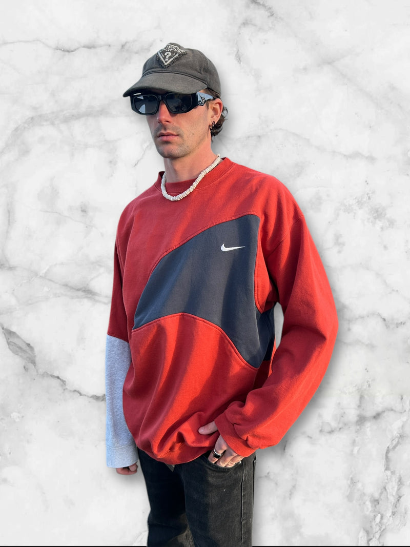 Nike reworked sweater Bold style | exclusive design