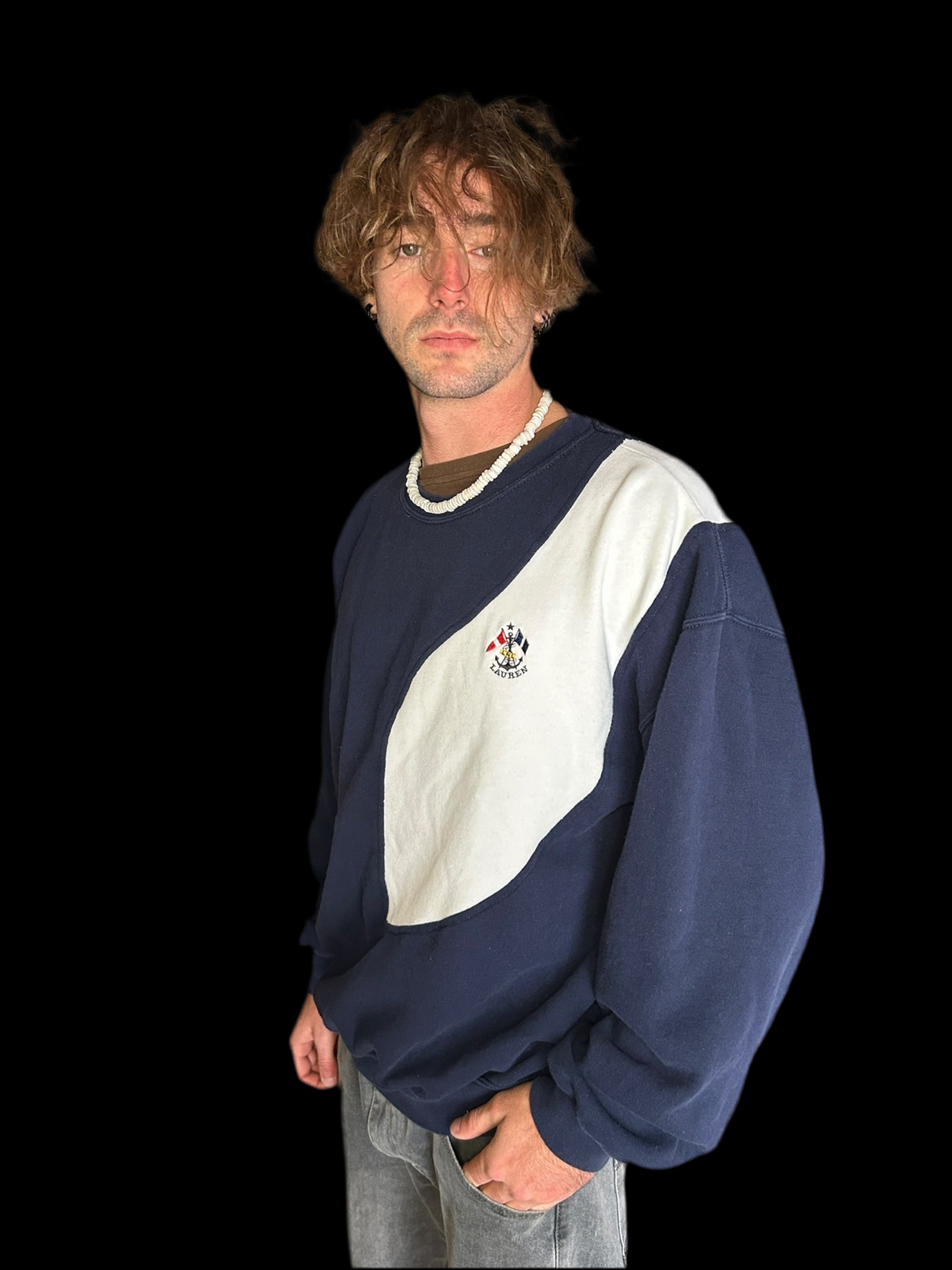 Sudadera exclusiva Ralph Lauren Reworked
