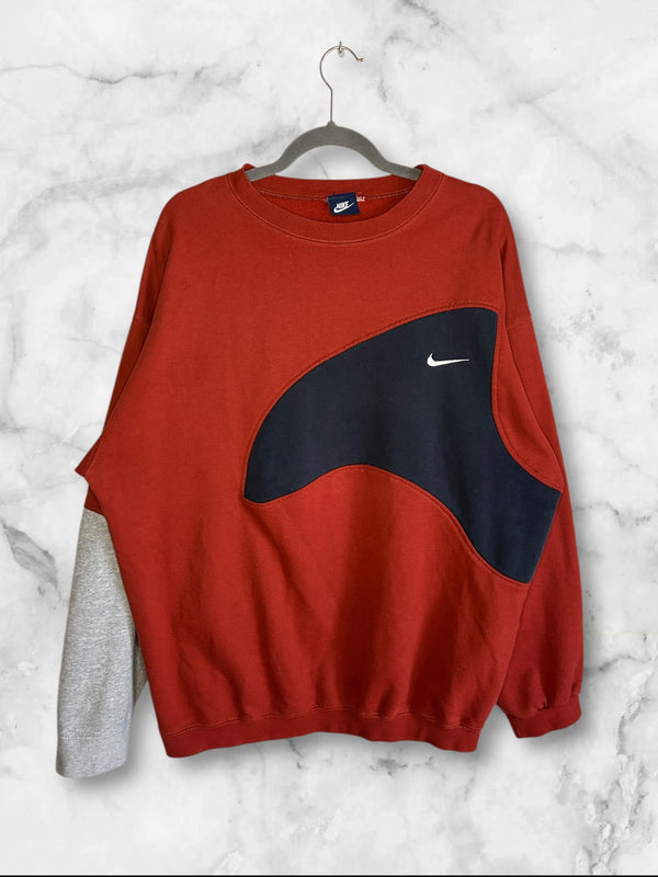 Nike reworked sweater Bold style | exclusive design