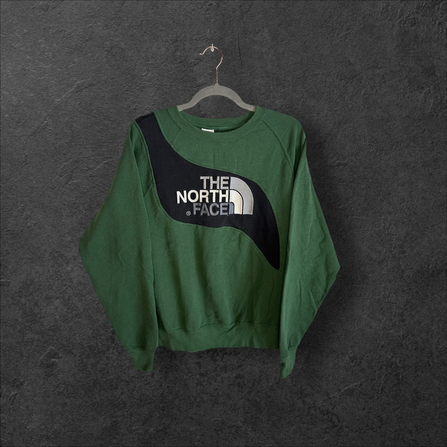 The North Face Sweater Reworked Design | Embroidered big logo