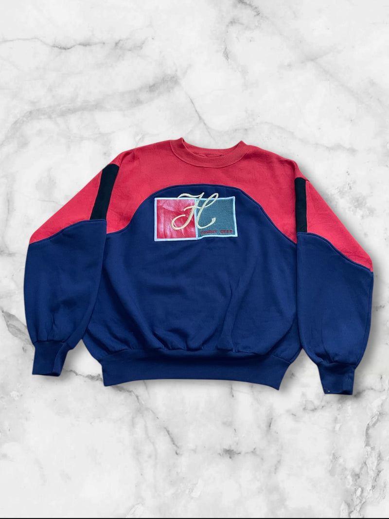 ~Rework Tommy Hilfiger Sweater W classic print Embroidered~